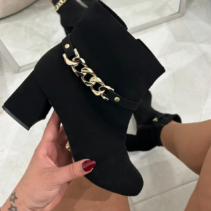 BOTA CANO CURTO SALTO BLOCO HELEN