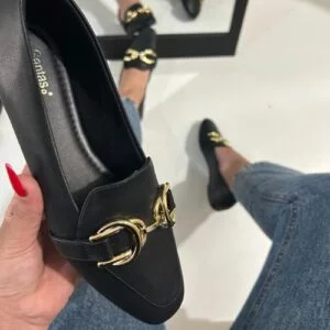 MOCASSIM EM COURINO COM CORRENTE CLARISSE