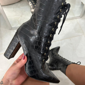 BOTA COM CADARÇO SALTO BLOCO SABRINA