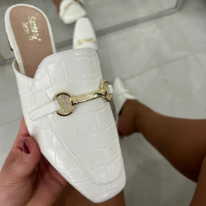 MULE CLÁSSICA COM FIVELA AURORA